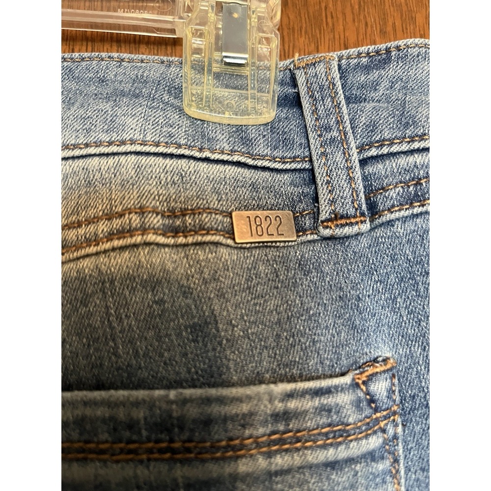 New 1822 Size 10 Ankle Straight Light Wash Denim Jeans - Picture 6 of 6
